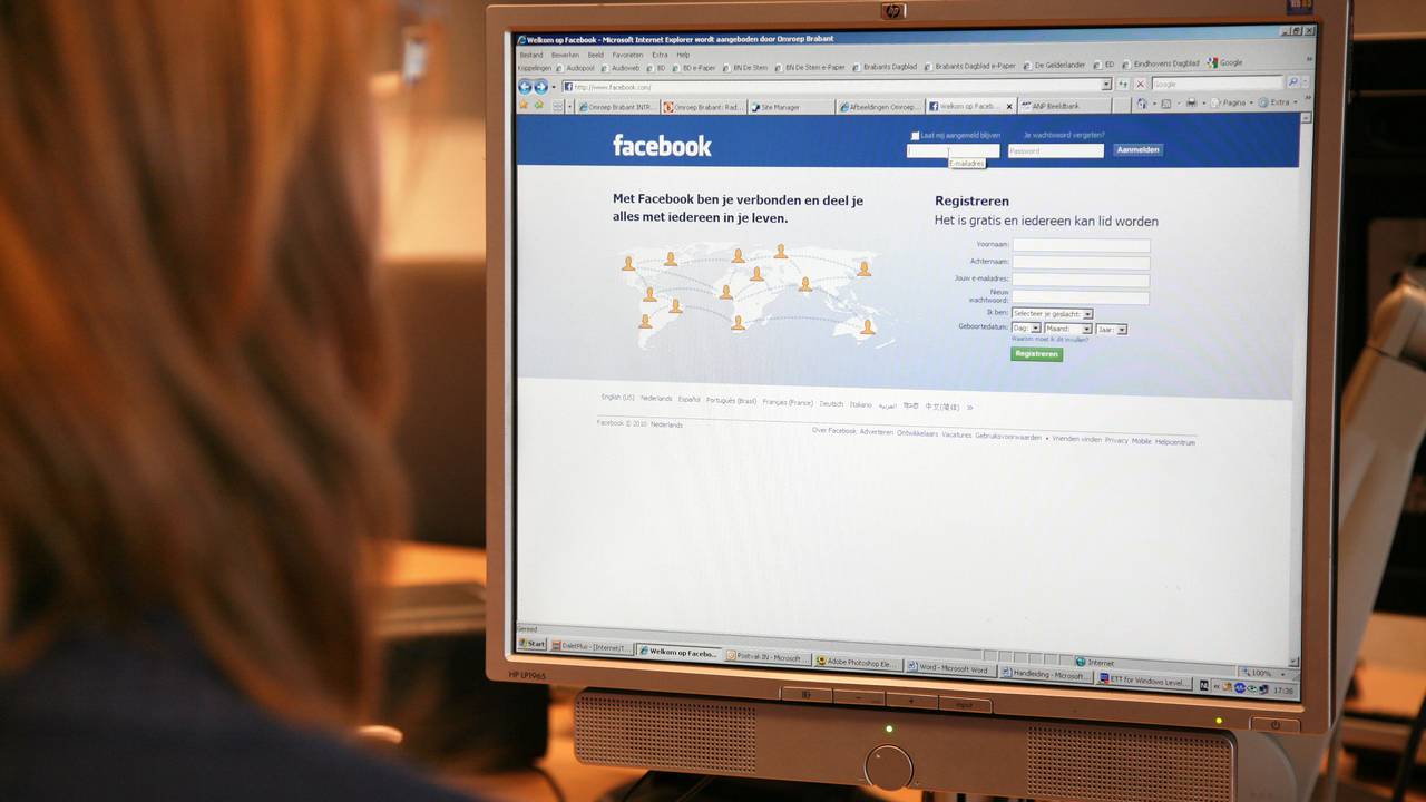 Facebook op monitor