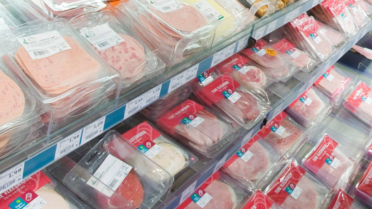 Voor 100 euro vlees was het doelwit. (Foto: ANP)