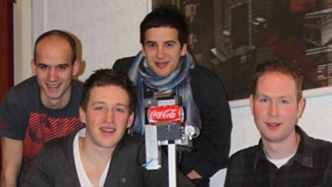De trotse studenten