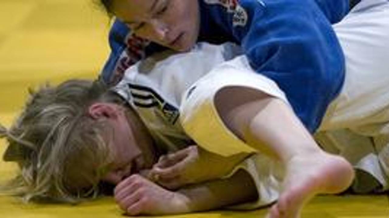 Juul Franssen in actie.