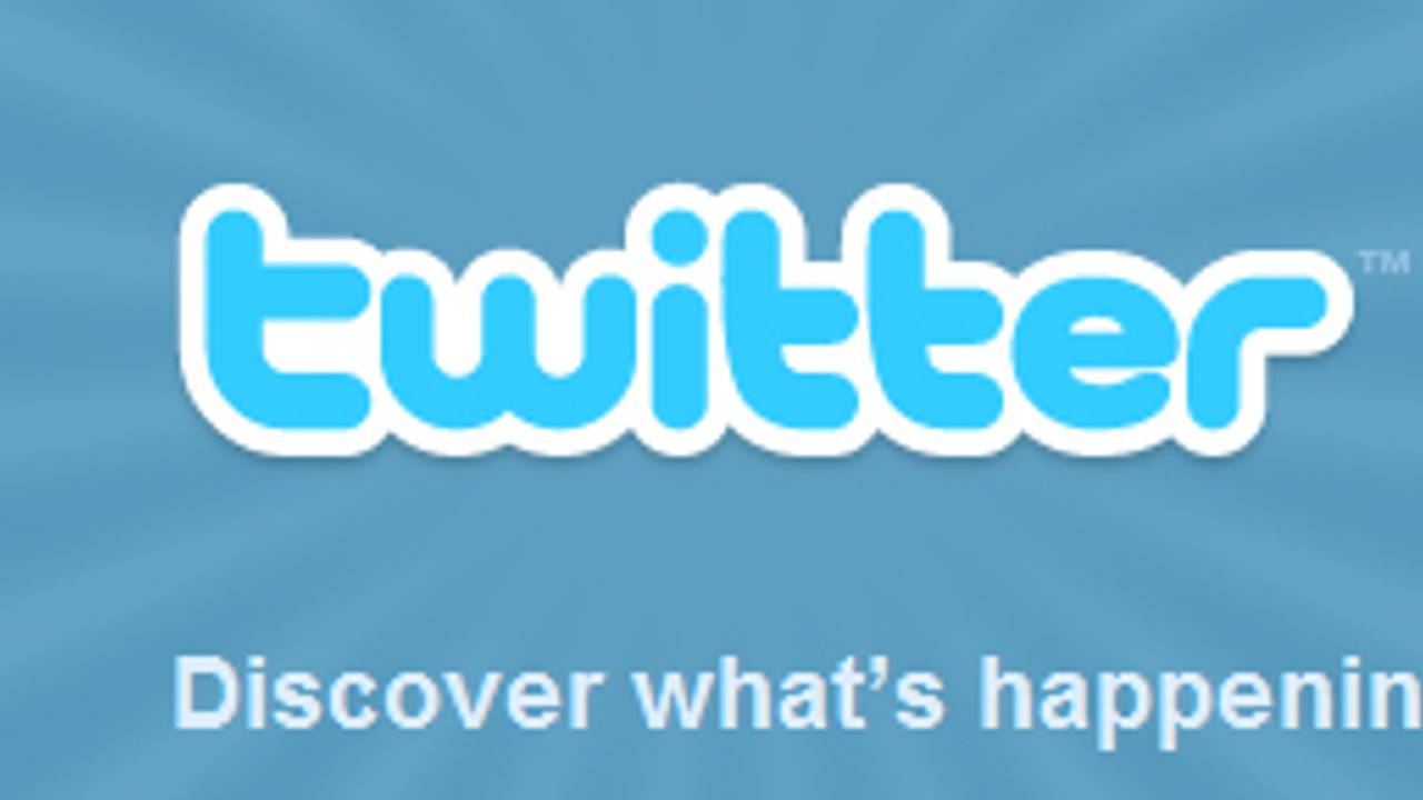 het logo van twitter