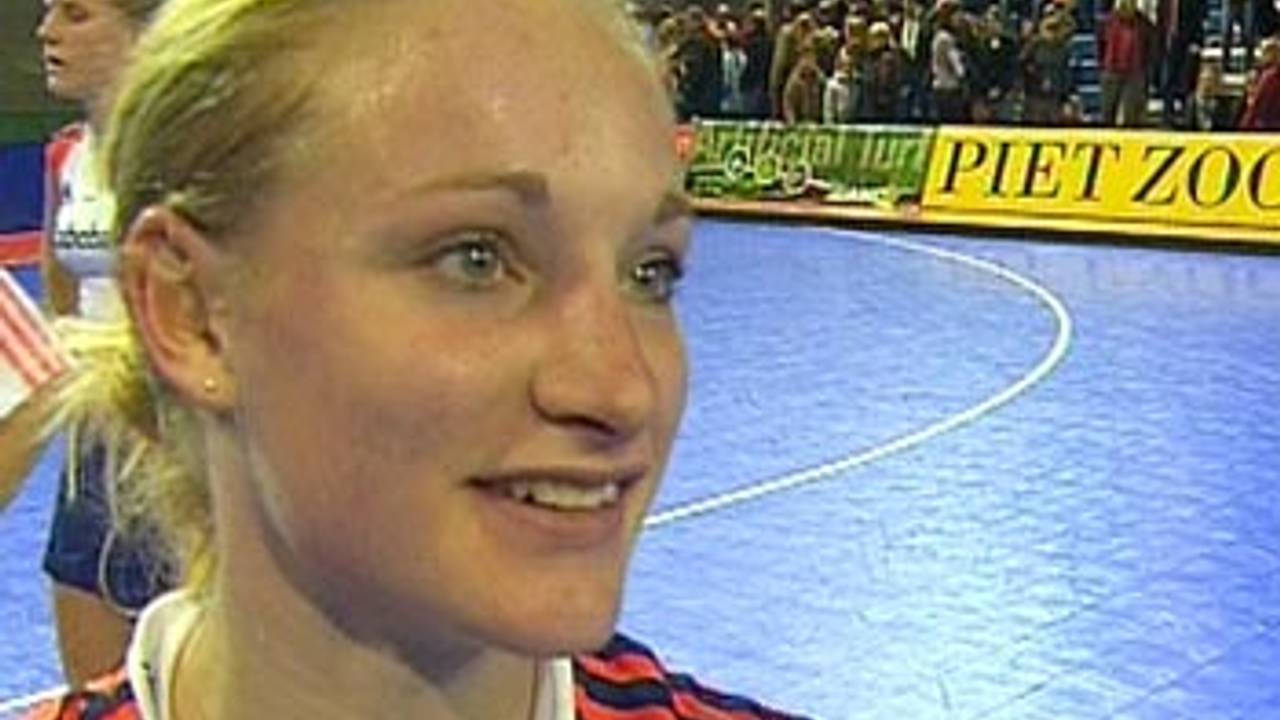 Maartje Goderie scoorde voor Oranje.