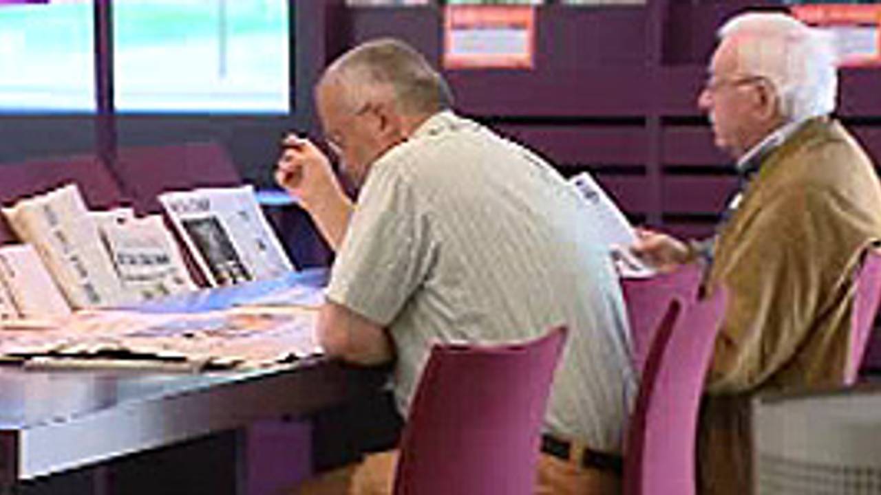 Lezen in de bibliotheek