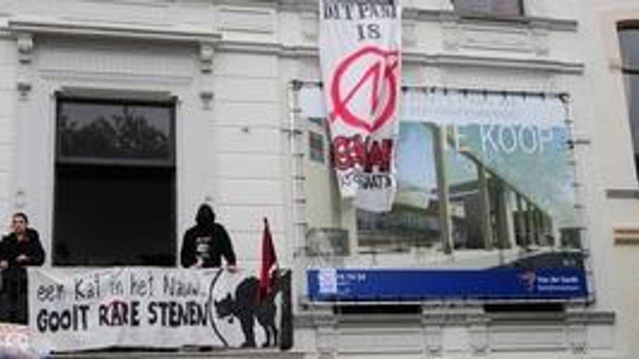 Dinsdag waren er protesten tegen de kraakwet.