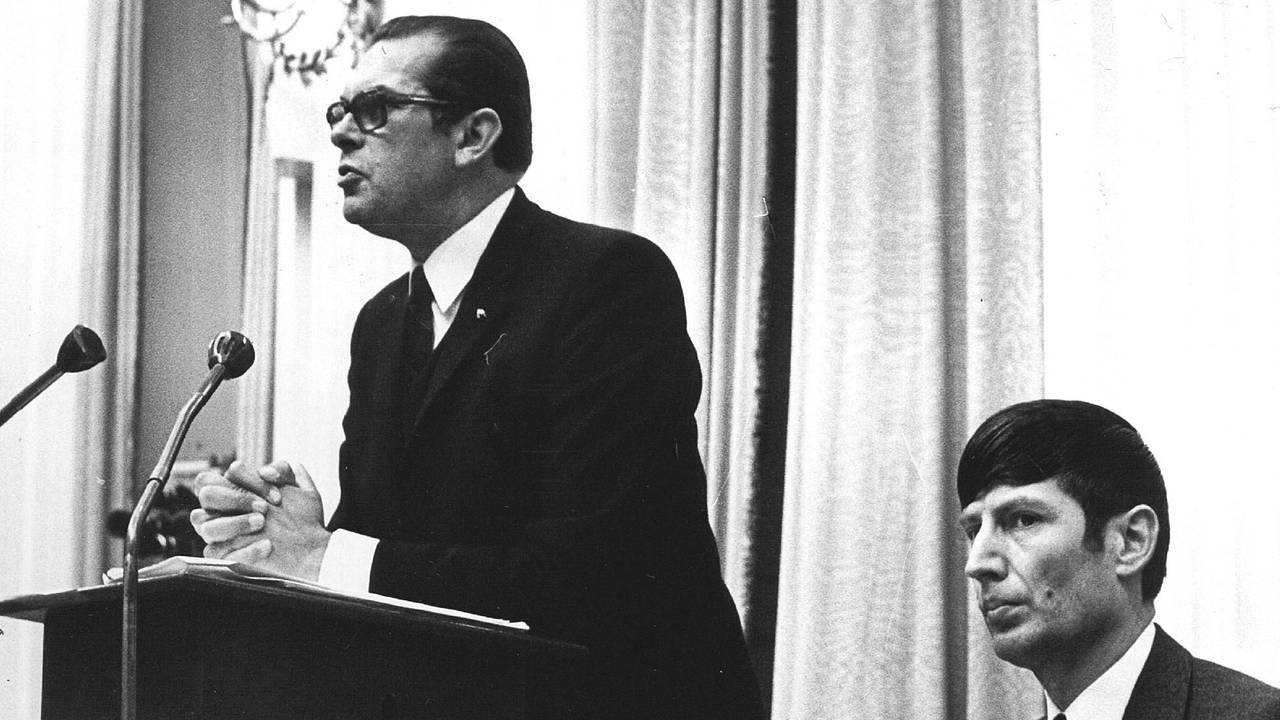 Het debat in 1972. (Foto: ANP)