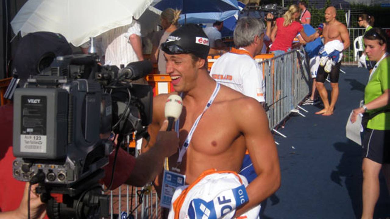 Verlinden blij met zilver (Foto: Rob Bartol)