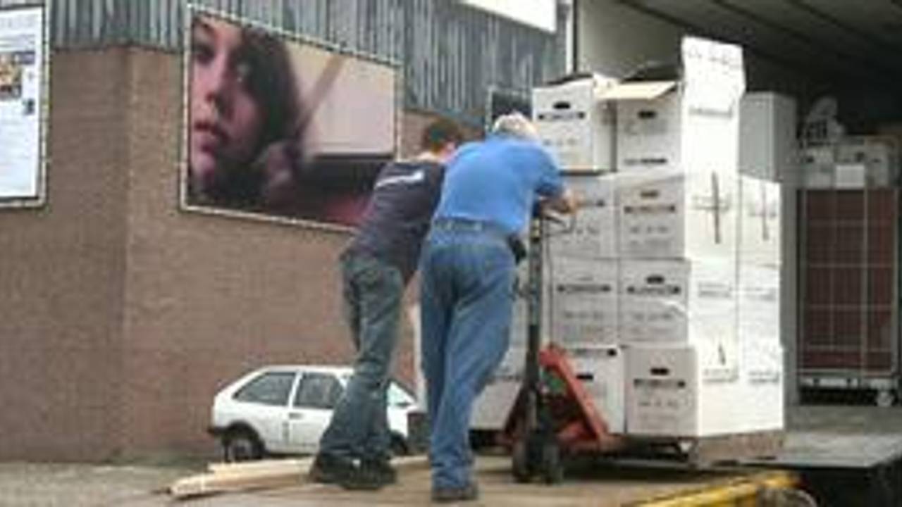 De verhuizing uit Eindhoven.