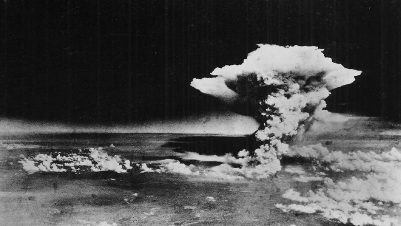 De atoombom op Nagasaki (foto: ANP)