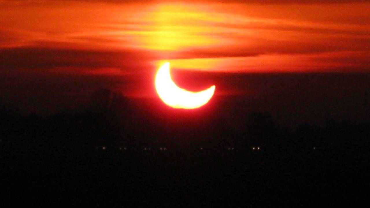 Zonsverduistering in 2011 (Foto: An Roelen)