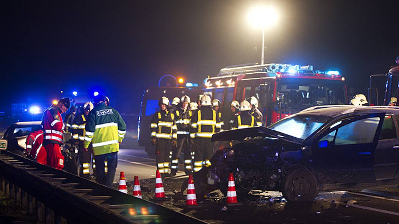 De tweede aanrijding (Foto: Sander van Gils/SQ Vision Mediaprodukties)