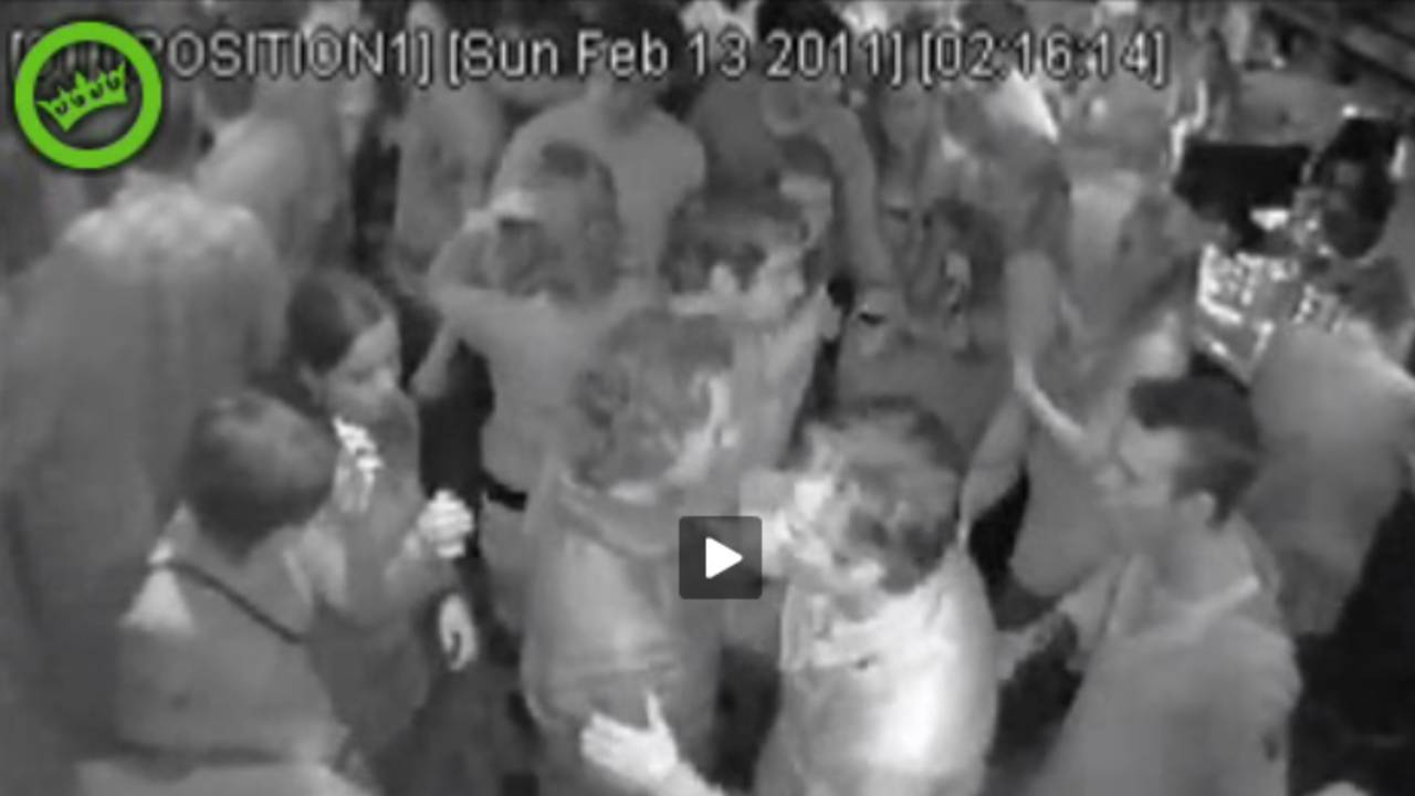 Fragment uit de bewakingsbeelden