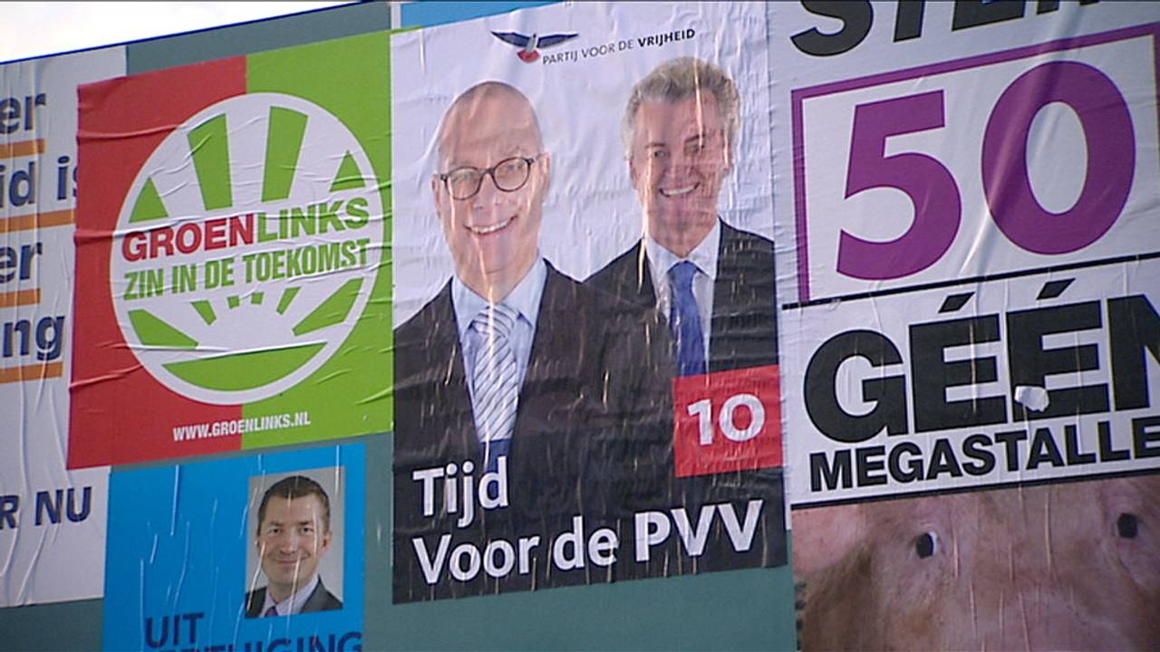 Een verkiezingsbord