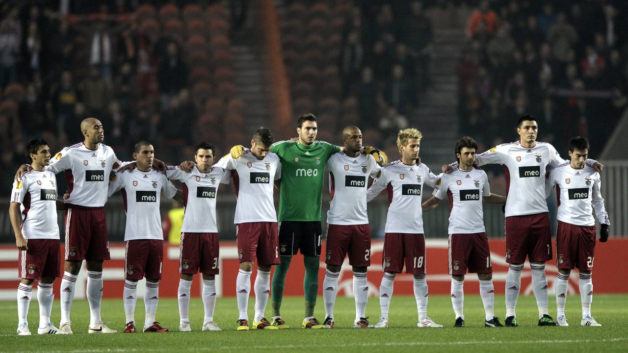 De ploeg van Benfica (Foto: ANP)