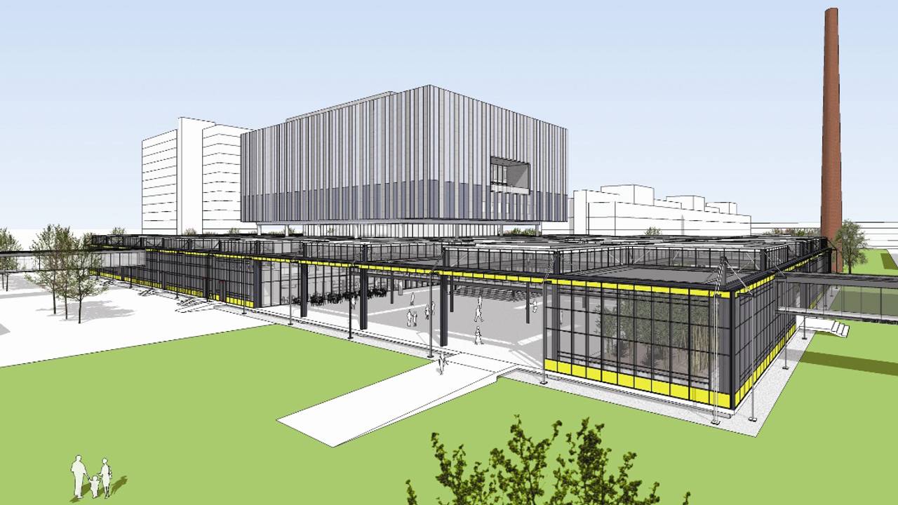 Het nieuwe gebouw voor wiskunde en informatica