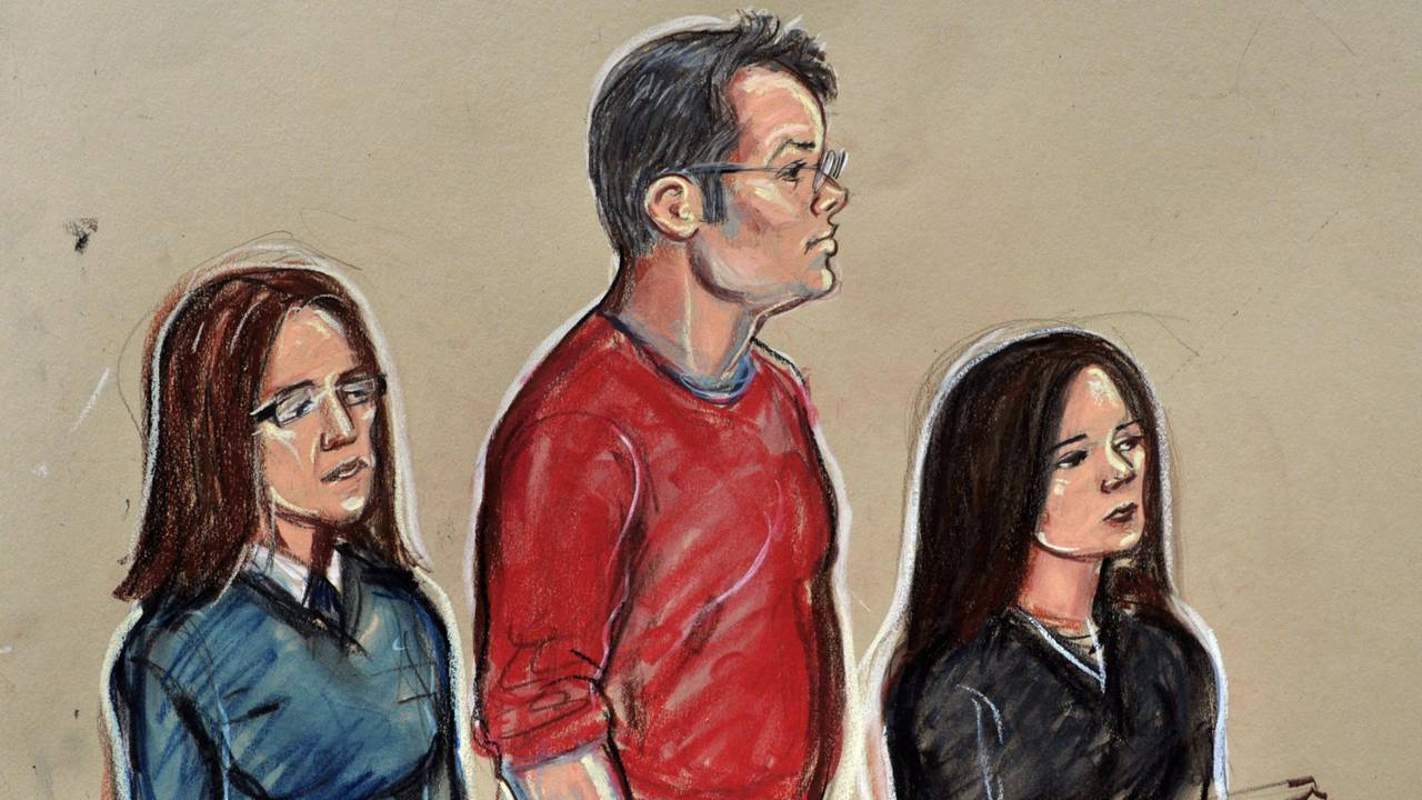 Vincent T. voor de rechtbank in Bristol. (ANP)