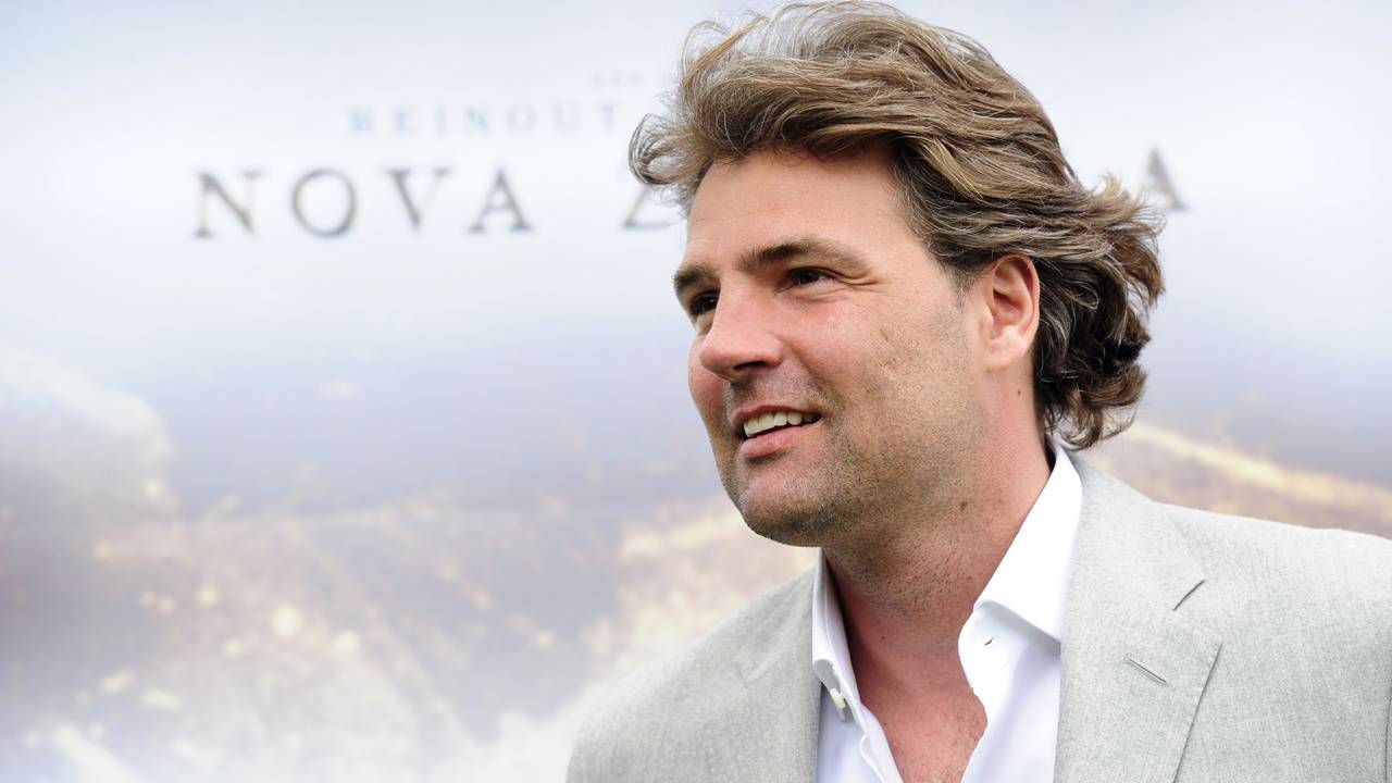 Reinout Oerlemans bij de presentatie van Nova Zembla. Foto: ANP