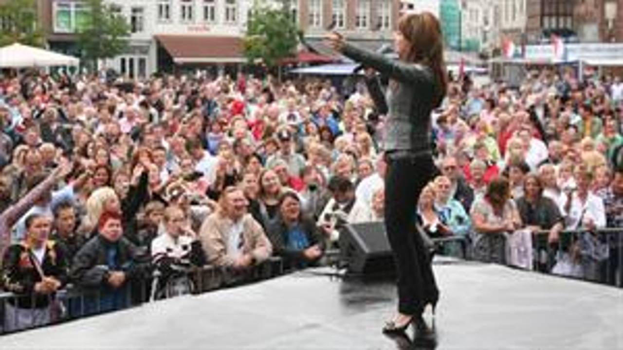 Het Festival van het Levenslied in het centrum van Tilburg