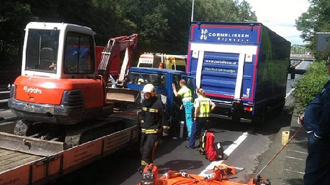 Op de N65 gebeuren regelmatig ongelukken. (Foto: Bart Meesters)