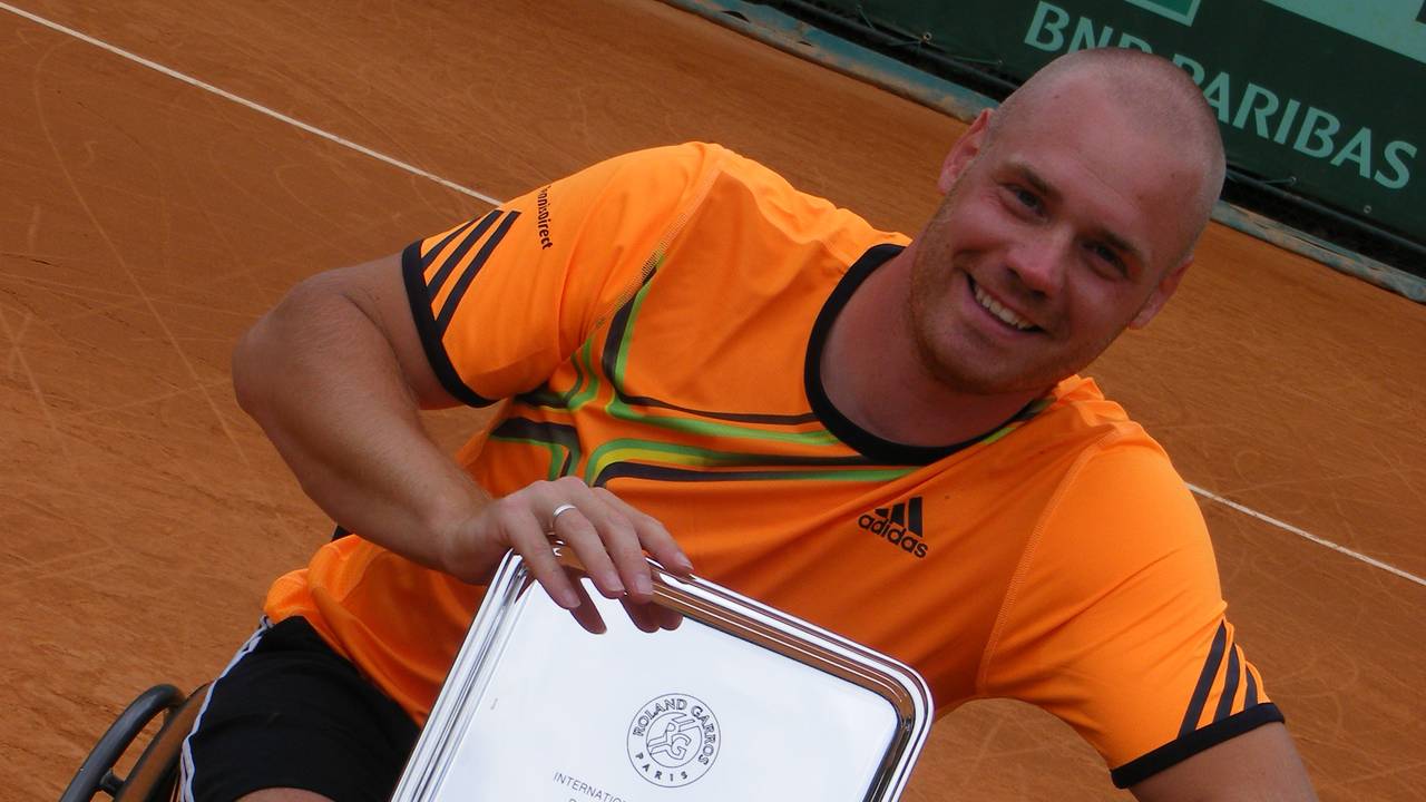 Maikel Scheffers won dit jaar Roland Garros