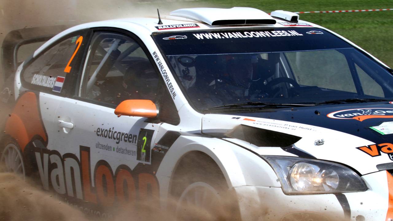 Van Loon op weg naar de winst in de ELE 2011.