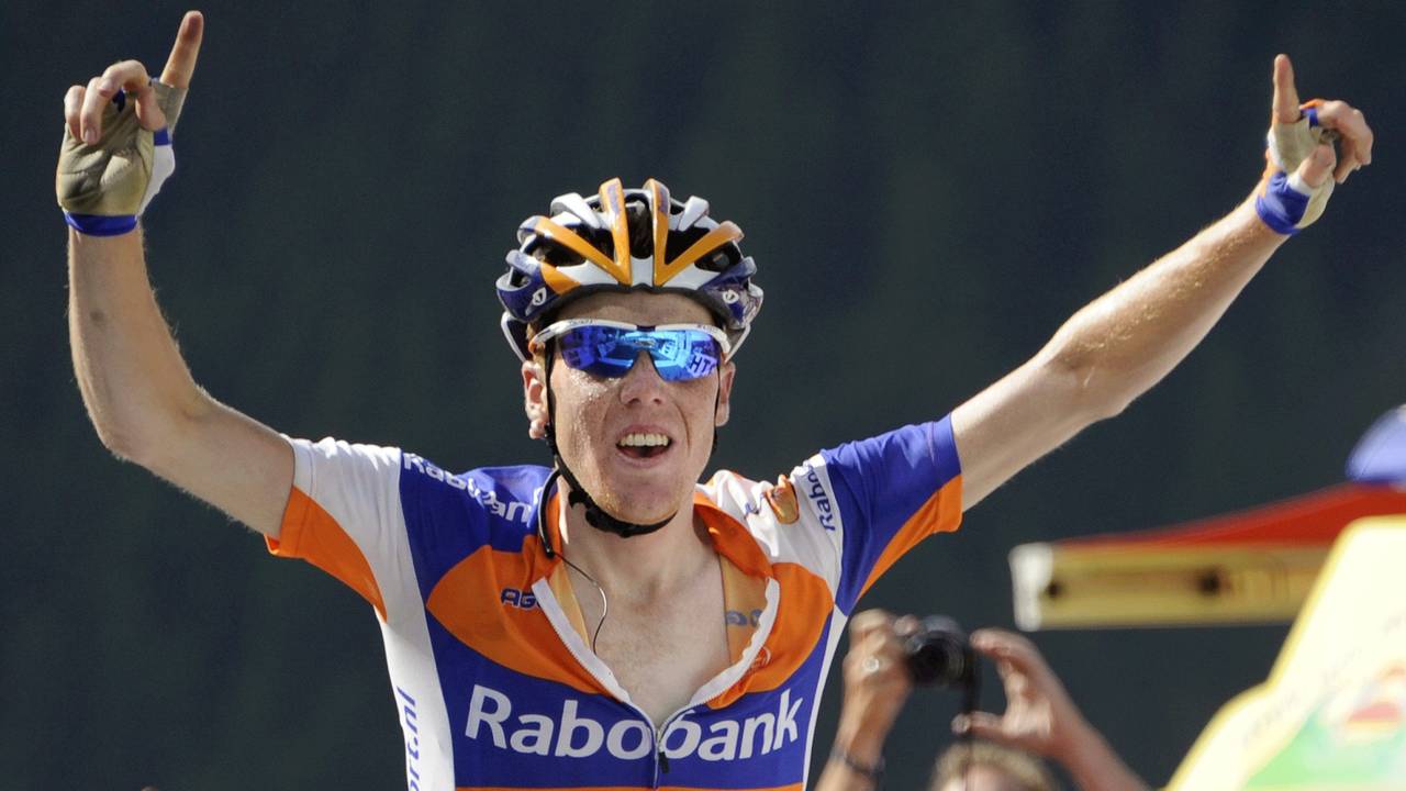 Steven Kruijswijk reed de Vuelta in 2011 (foto: ANP)