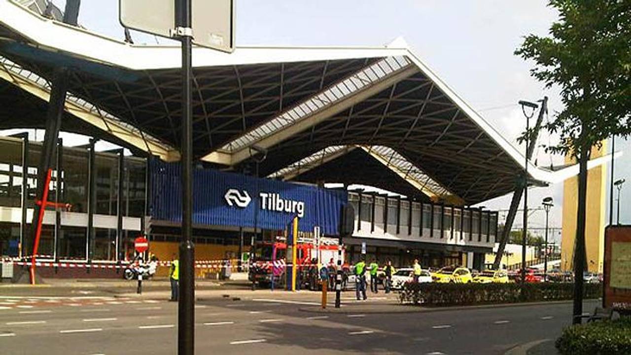 Het station in Tilburg wordt verbouwd