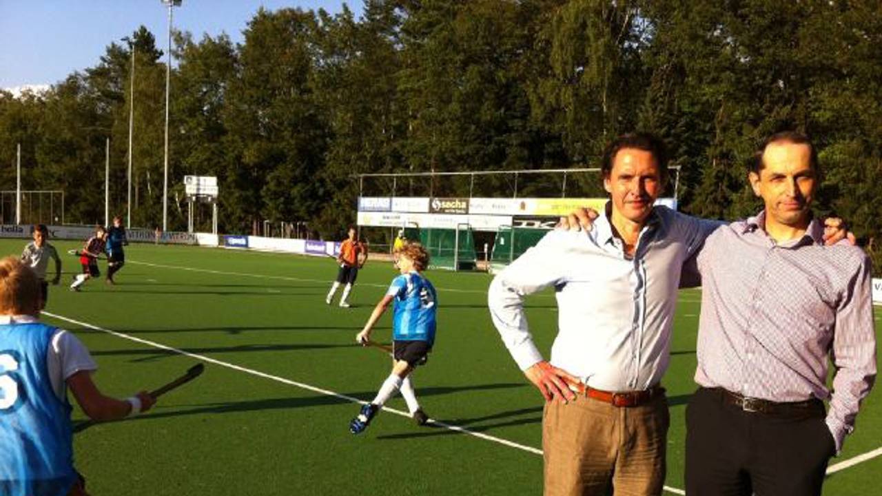 De twee voorzitters van de club Rick Krens en Paul Schoutens.