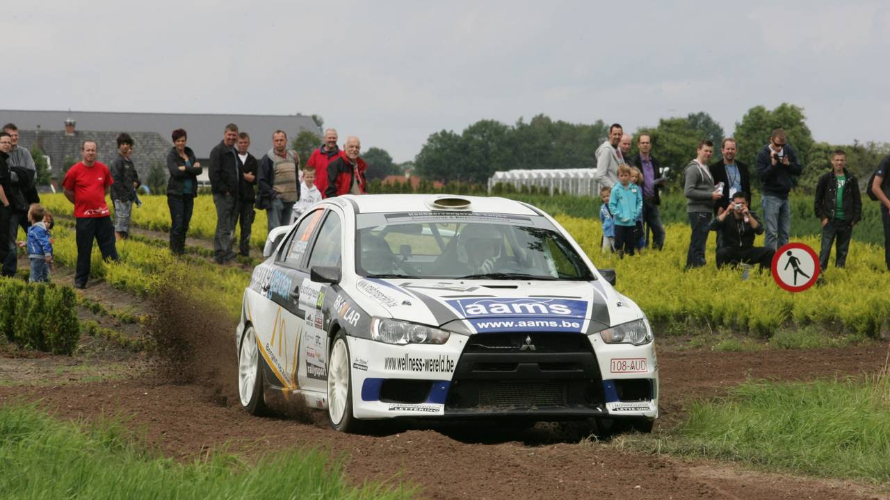De wagen van Jonas Langenakens. Foto: Dré Galiart