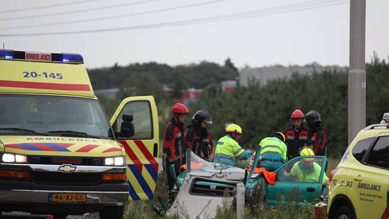 De vrouw raakte zwaargewond (Foto: Rob de Haas - Mainstay Media)