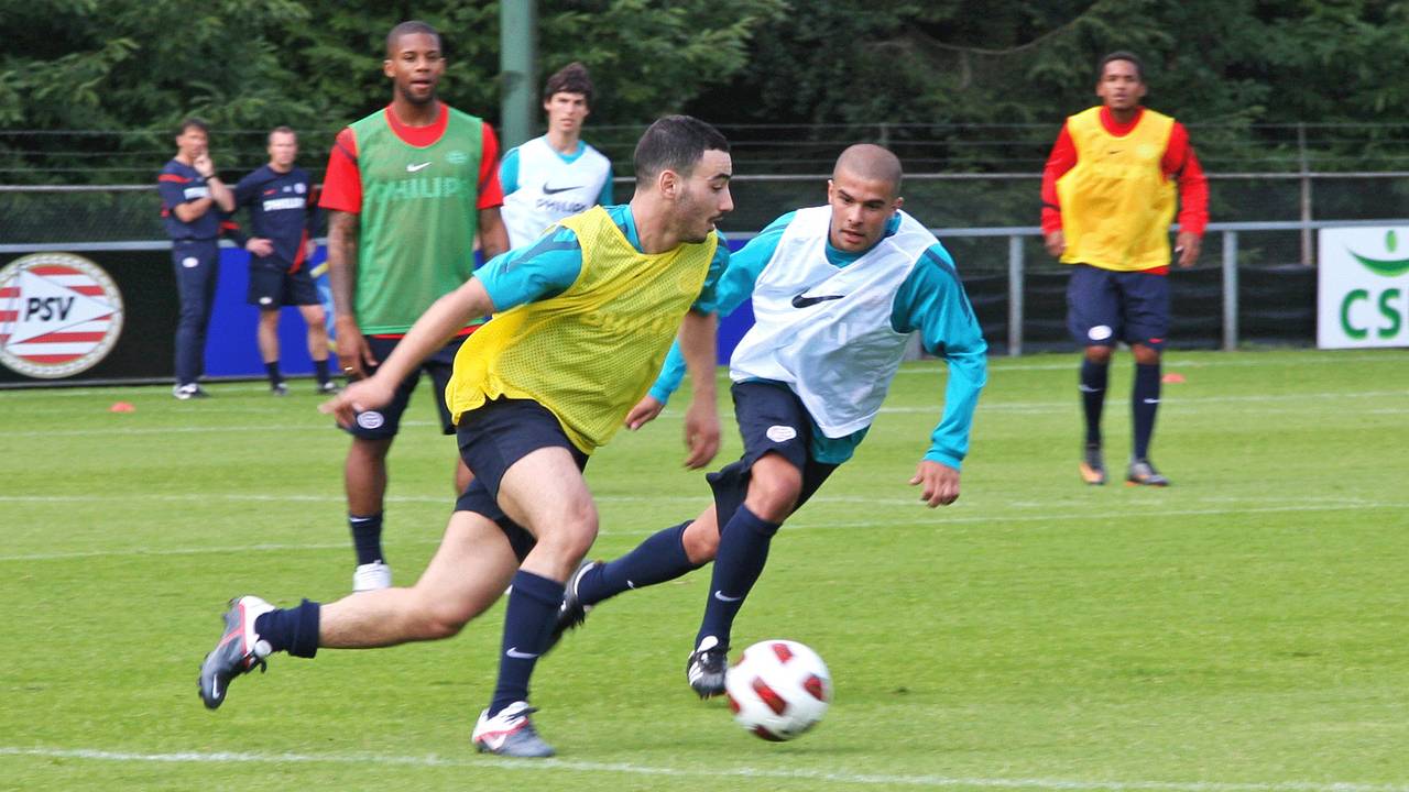 Imad Najah op de training.