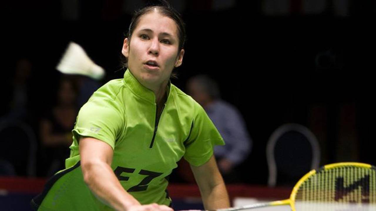 Derde nationale titel voor badmintonster Meulendijks (foto:anp).