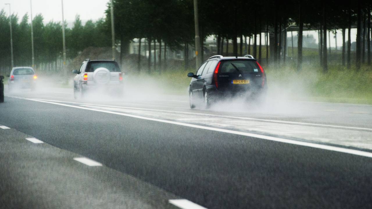 De A16 bij Breda. Foto: ANP
