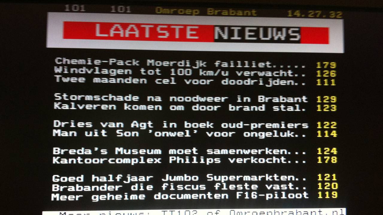 Omroep Brabant Teletekst