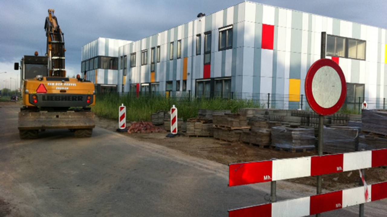 Verbouwing rondom school zorgt voor gevaar