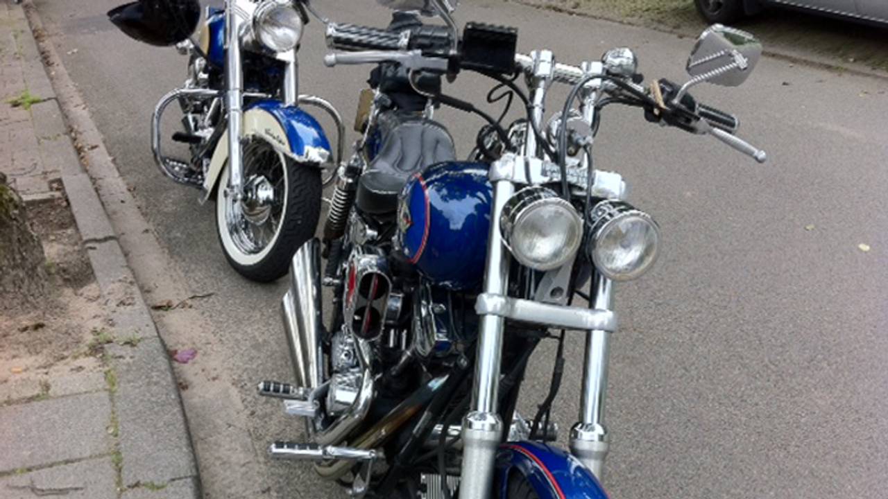 Motoren op de Harleydag