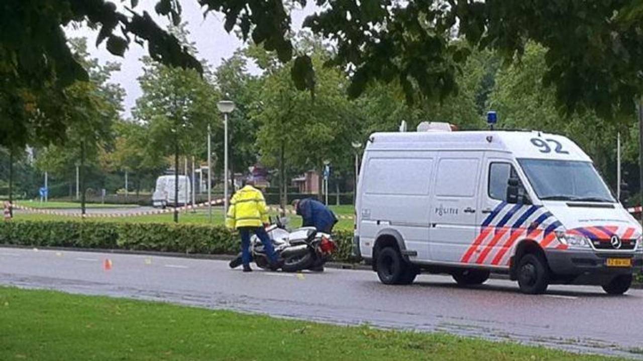 De agent werd beschoten tijdens een achtervolging