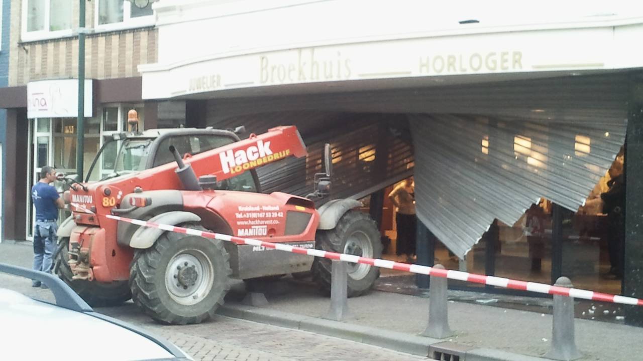 De ramkraak met de verreiker in 2011