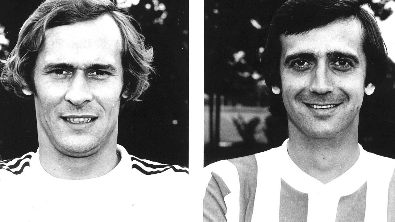 Jan van Beveren en Willy van der Kuijlen (foto: ANP)