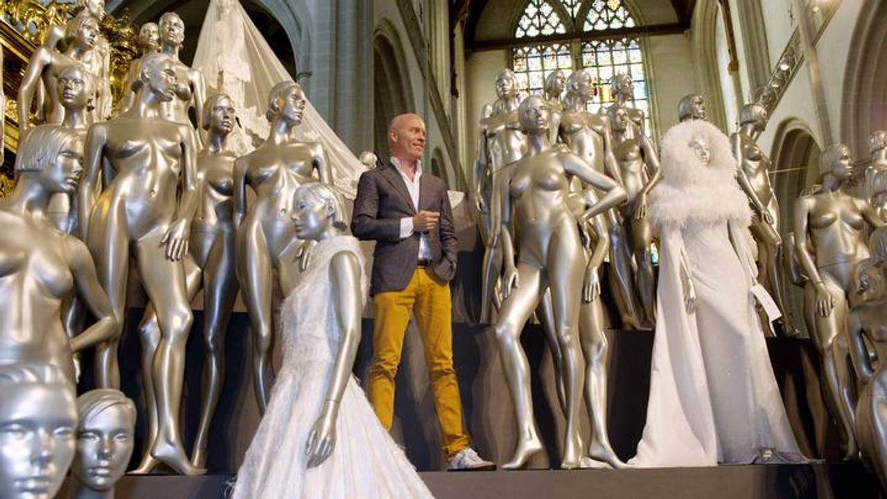 Mart Visser in de Nieuwe Kerk (foto: ANP)