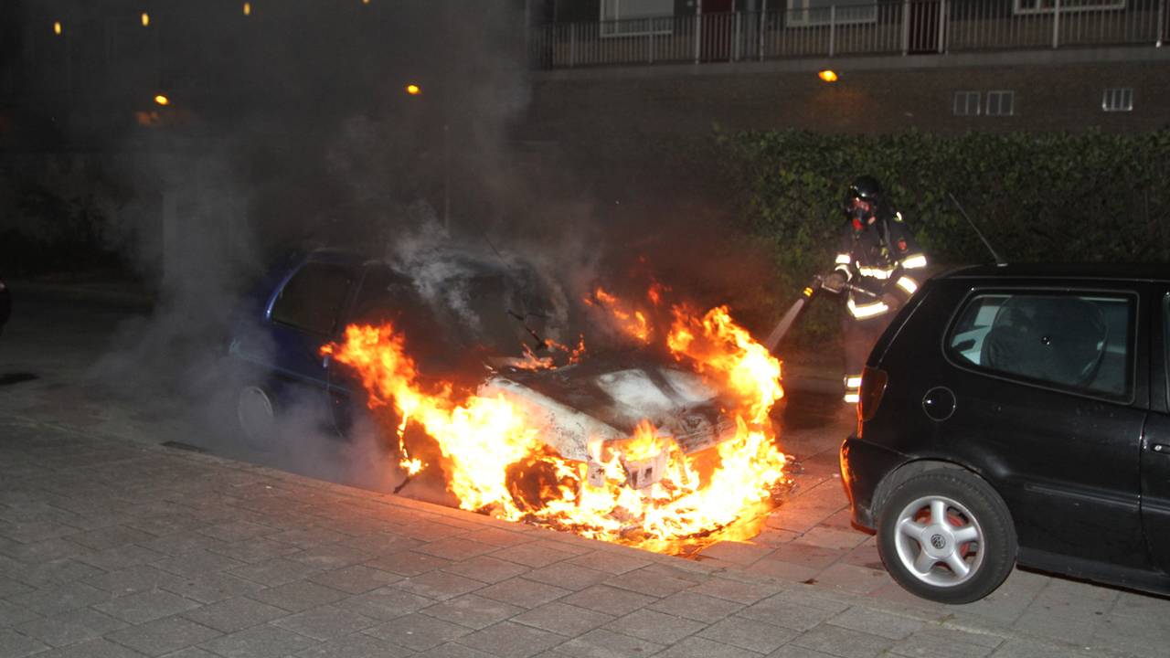 Autobrand in Den Bosch