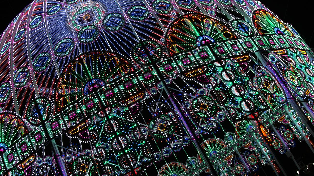 Het project van De Cagna tijdens GLOW in 2011 (foto: Karin Kamp)