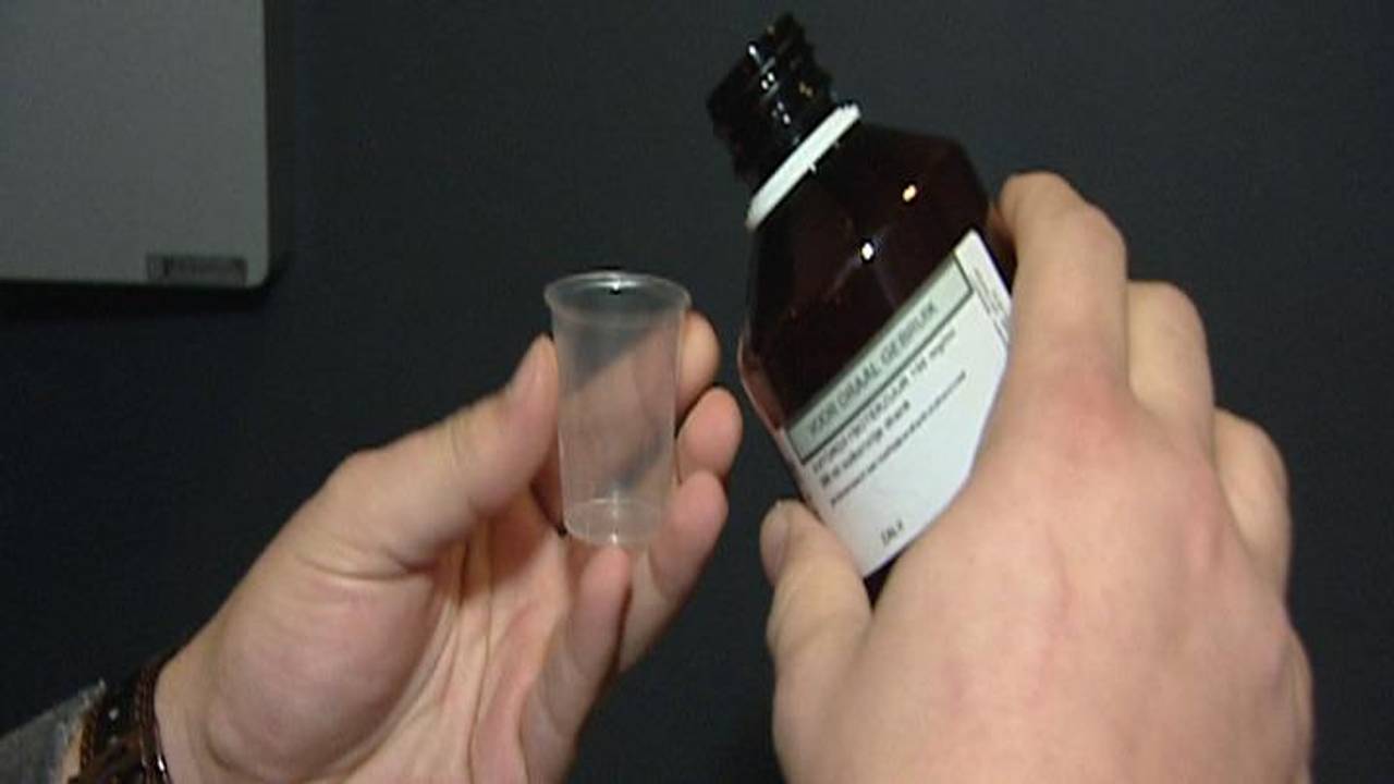 Ghb aangetroffen in drugspand