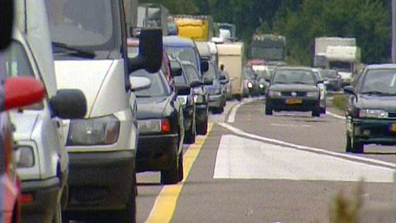 Grote vertraging op A58