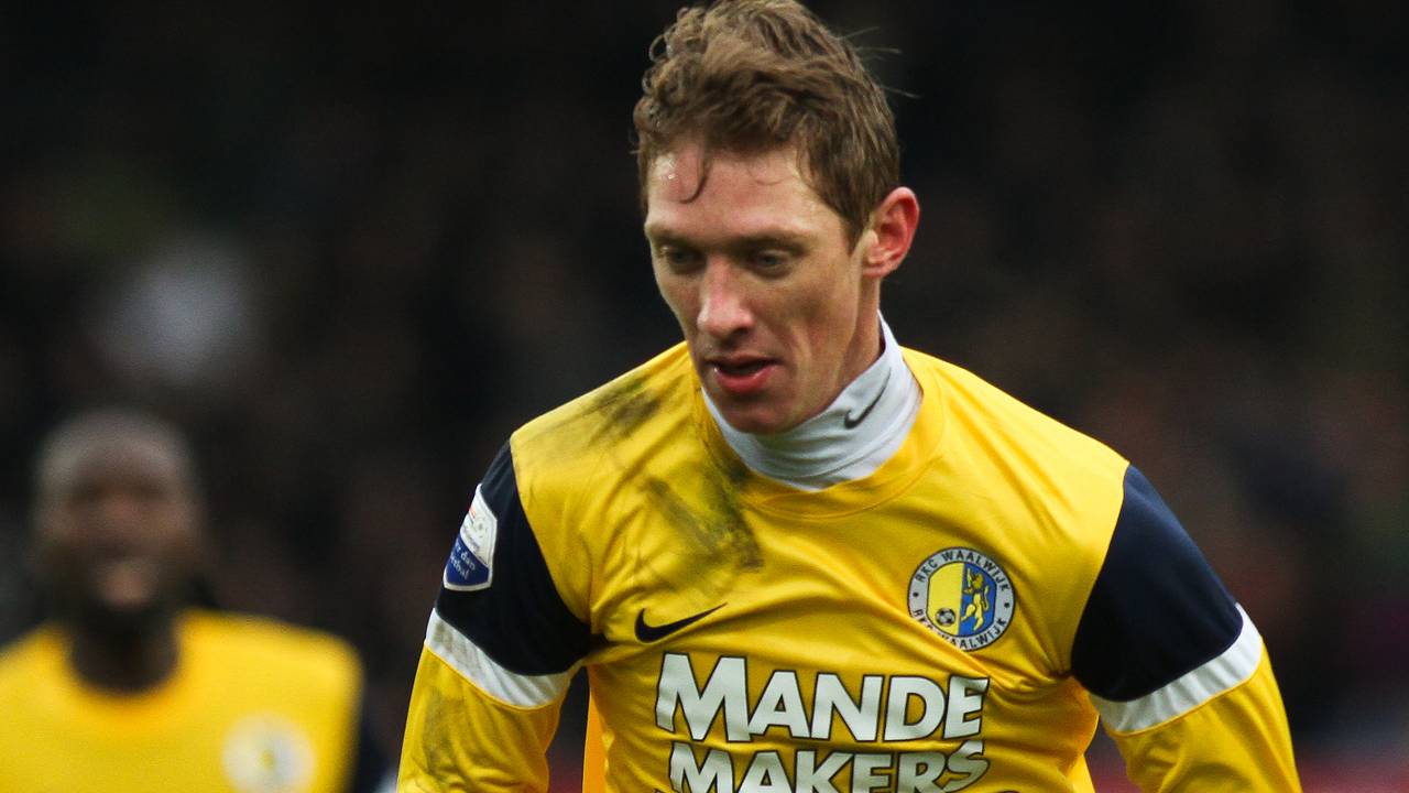 Robert Braber in het shirt van RKC