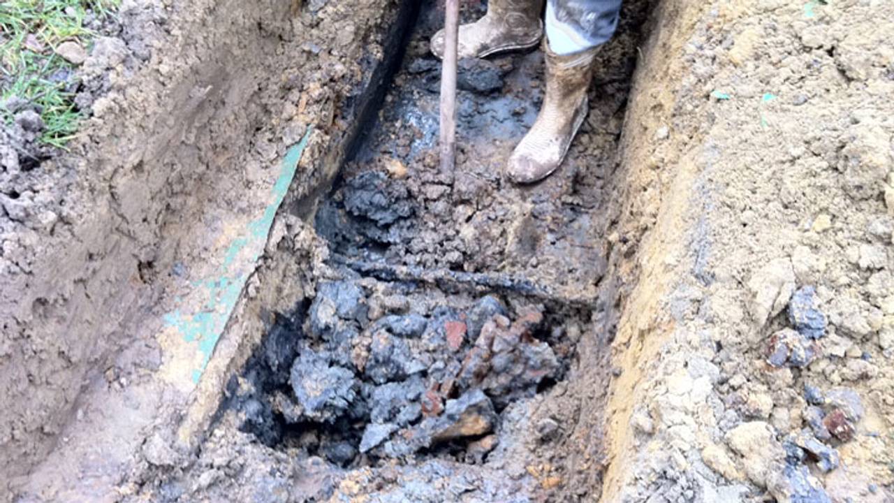 De kabel zou doorgebrand zijn (Foto: André van Schoonderwoerd)