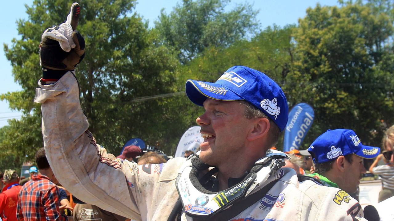 Frans Verhoeven won vorig jaar de laatste etappe. (ANP)