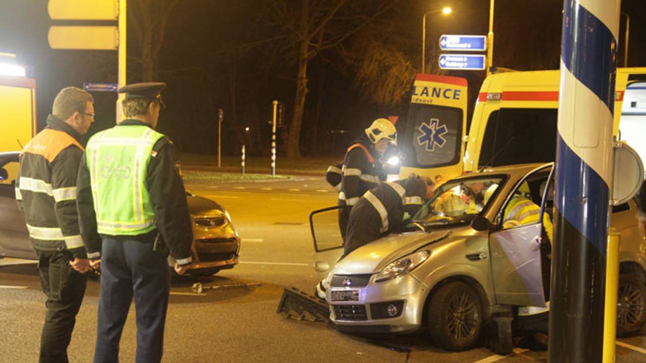 Na het ongeluk (Foto: Harrie Grijseels-SQ Vision)