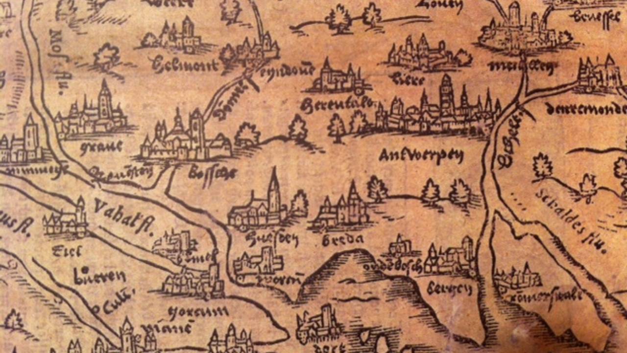 Brabantse plaatsen in vogelvlucht in de 16e eeuw