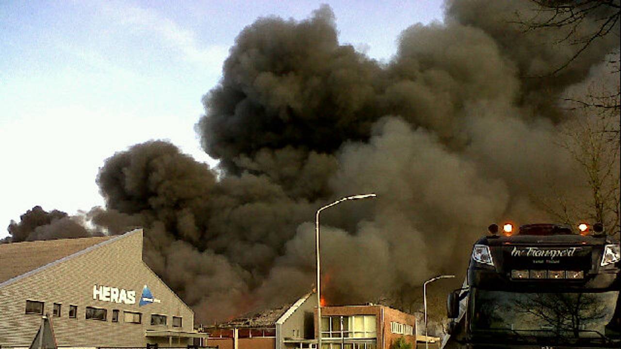 De brand was bij Peacock Garden Products.
