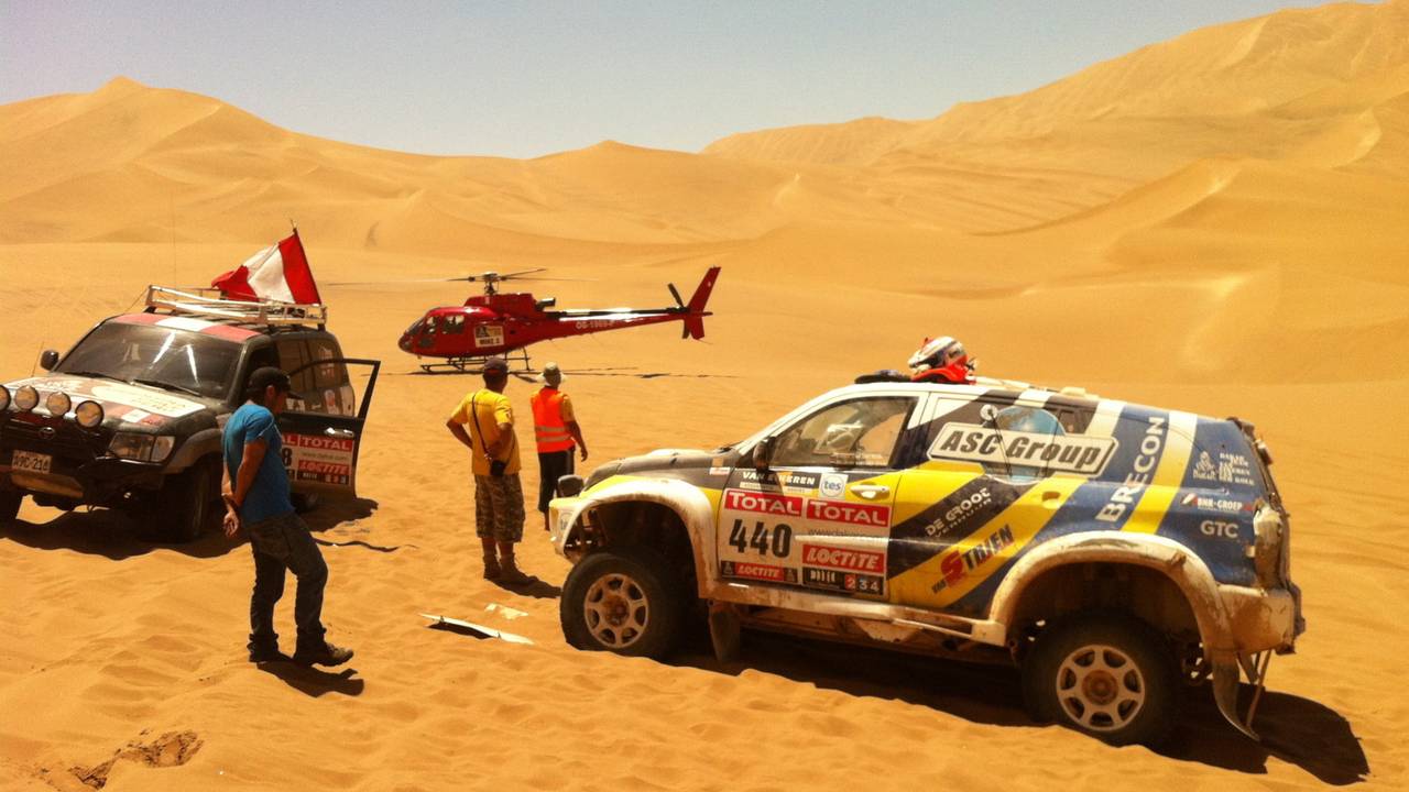 De heli bij Van der Kolk. Foto: Ricardo van der Ende
